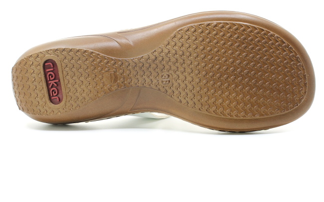 RIEKER 60888-80 white, dámské pantofle vel.41