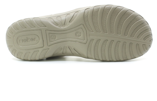 RIEKER 64870-62 beige, dámské sandály vel.42