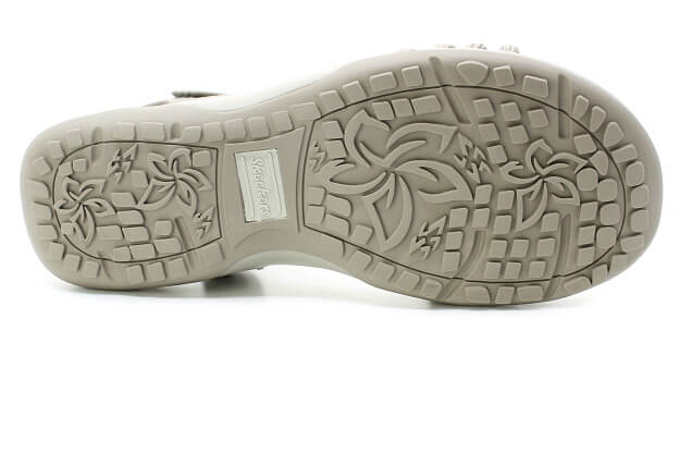 SKECHERS REGGAE SLIM COFFE RUN 163573/TPE béžová, dámské sandály