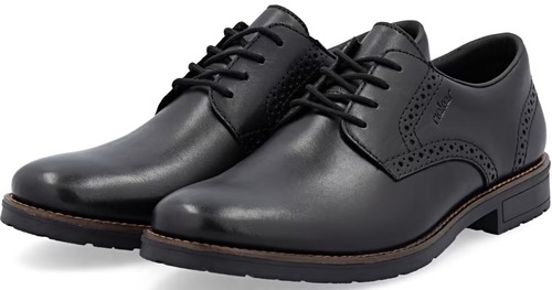 RIEKER 14642-00 black, pánské polobotky vel.46