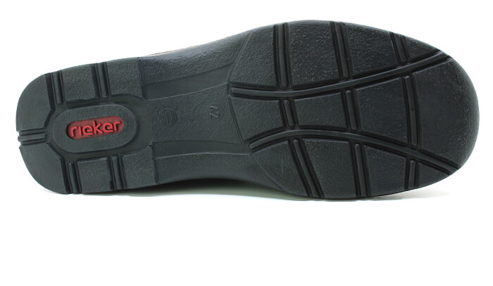 RIEKER 05363-00 black, pánské mokasíny