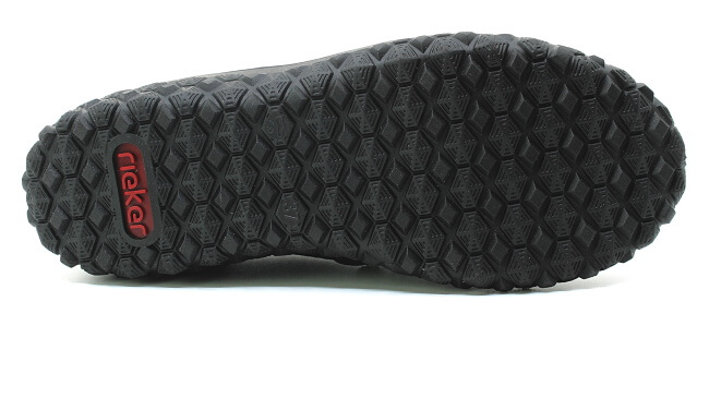 RIEKER 59559-00 black, dámské polobotky vel.37