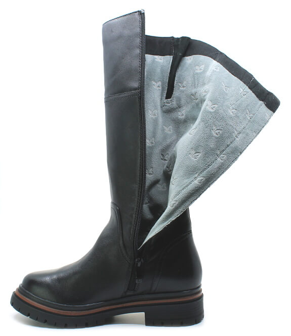 CAPRICE 9-25601-45 022 black nappa, dámské kozačky vel.40