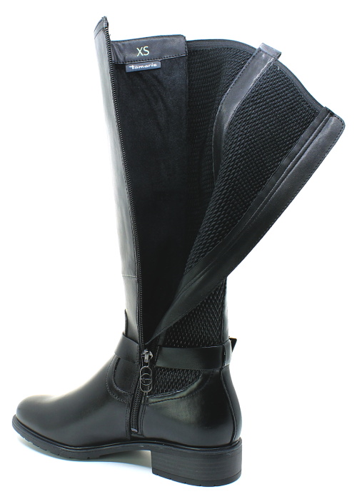 TAMARIS 1-25618-43 001 black, dámské kozačky vel.38