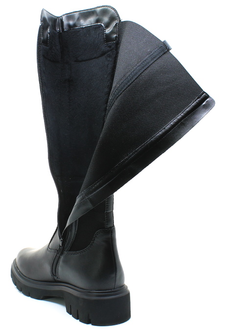 REMONTE D1W77-00 black, dámské kozačky vel.43
