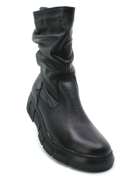 HILBY 2040 černá, dámské polokozačky vel.37