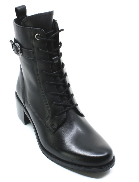 CAPRICE 9-25100-45 black nappa, dámské polokozačky vel.40
