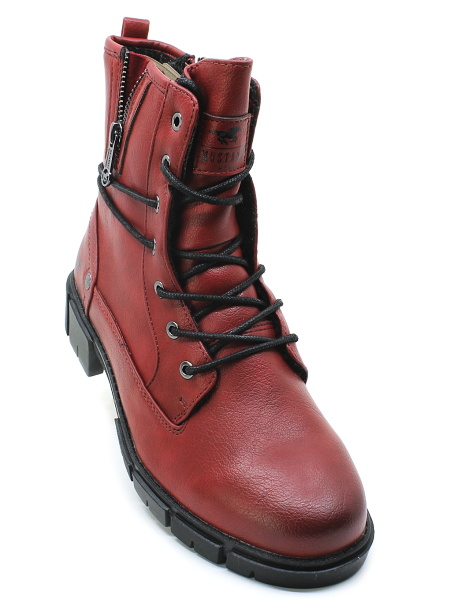  MUSTANG 15M0322001 red, dámská kotníková obuv 