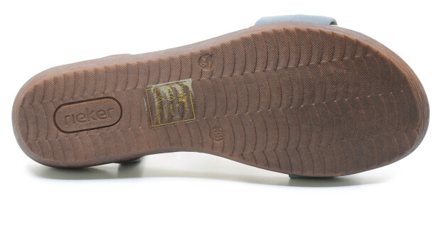 RIEKER V7568-14 blue, dámské sandály vel.43