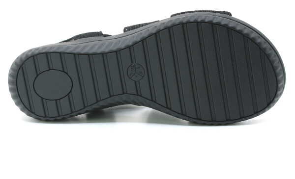 JANA 8-28768-42 001 black, dámské sandály