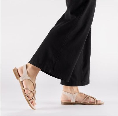 RIEKER 64270-90 bronze, dámské sandály vel.37