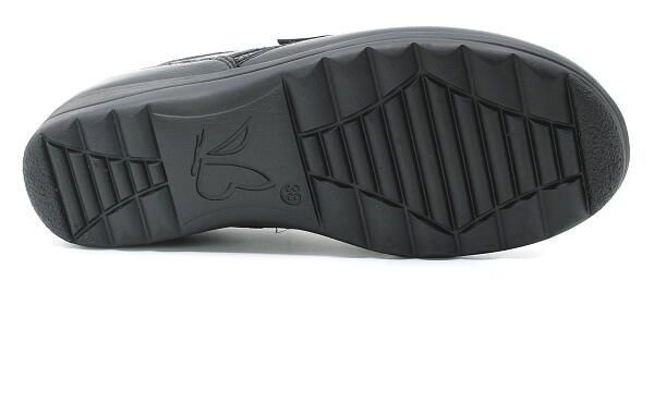 CAPRICE 9-24655-43 019 black comb, dámské polobotky vel.38