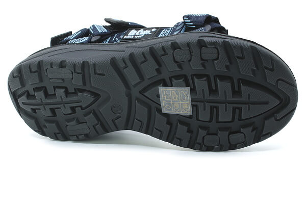 LEE COOPER LCW-26-34-4427L black/blue, juniorské sandály vel.38