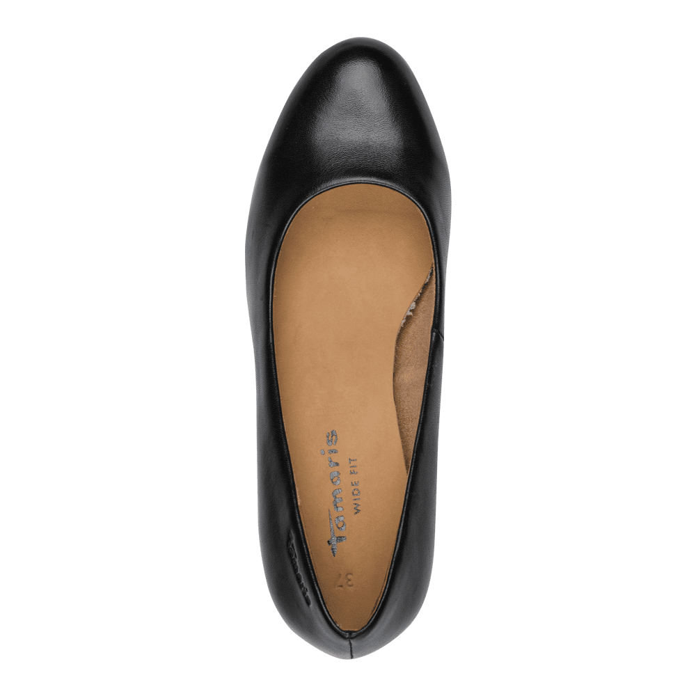 TAMARIS COMFORT 8-82400-47 022 black nappa, dámské lodičky vel.37