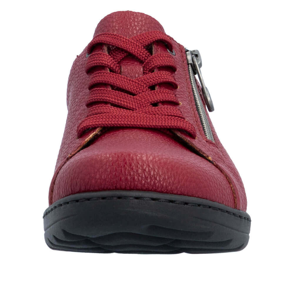 RIEKER 48901-35 red, dámské polobotky vel.38