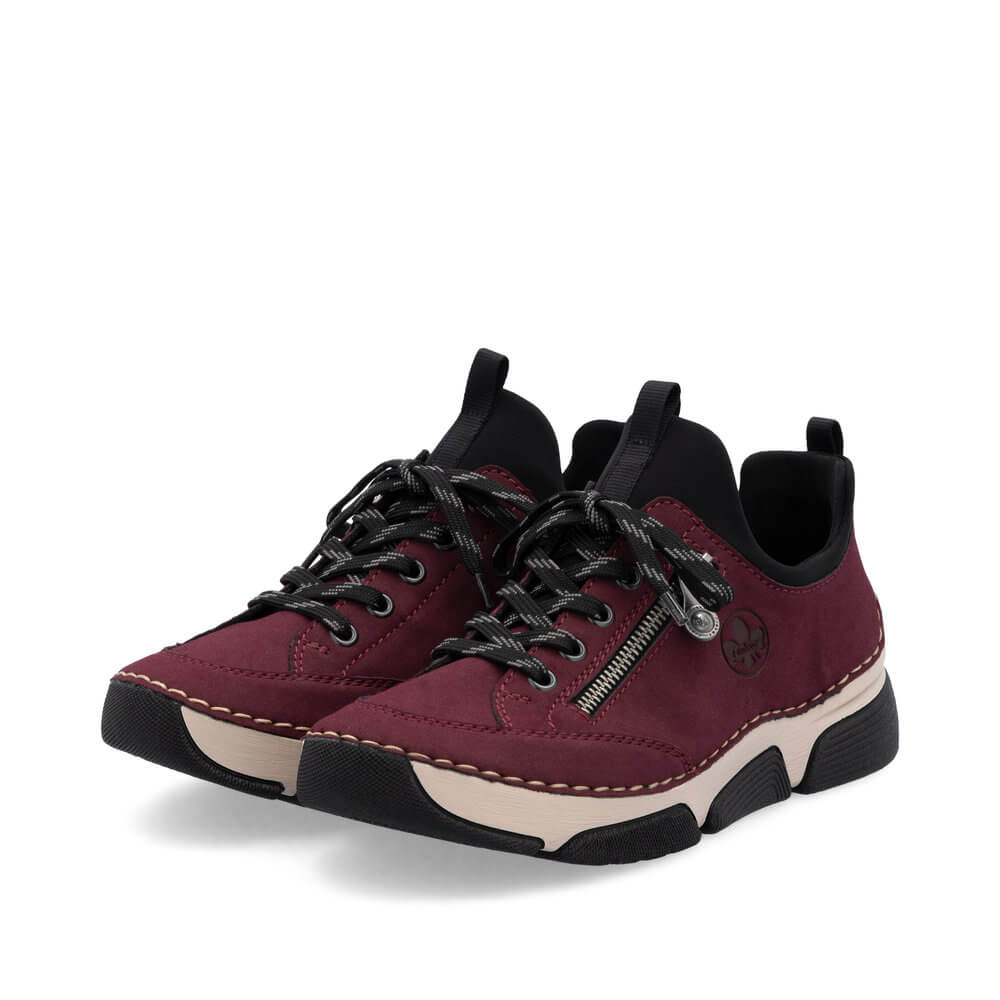 RIEKER 45973-36 red, dámské polobotky vel.41