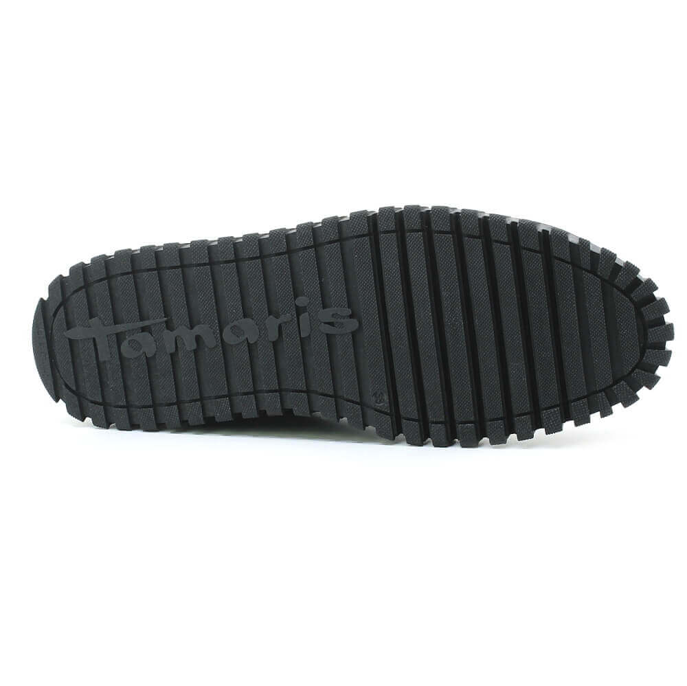 TAMARIS 1-25201-47 003 black leather, dámská kotníková obuv