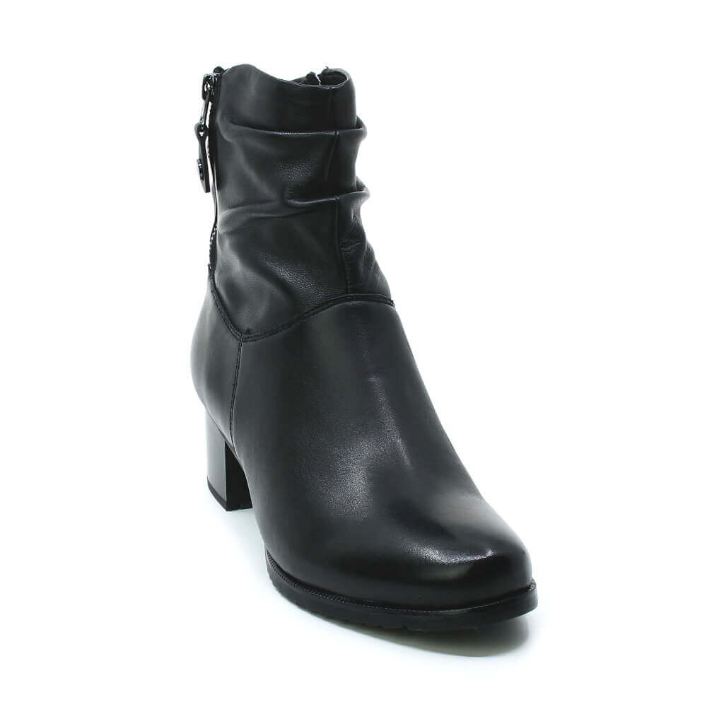 CAPRICE 9-25368-47 022 black nappa, dámská kotníková obuv