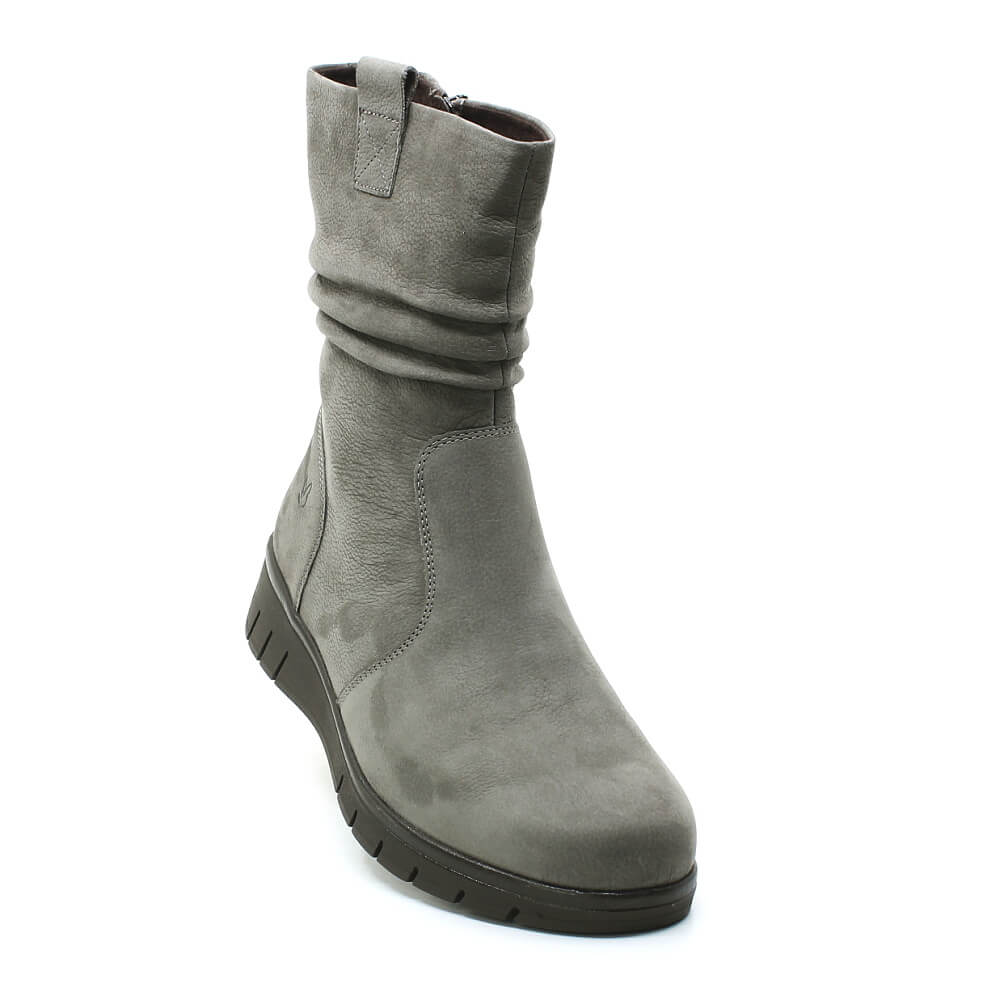 CAPRICE 9-26455-45 334 taupe nubuc, dámská kotníková obuv