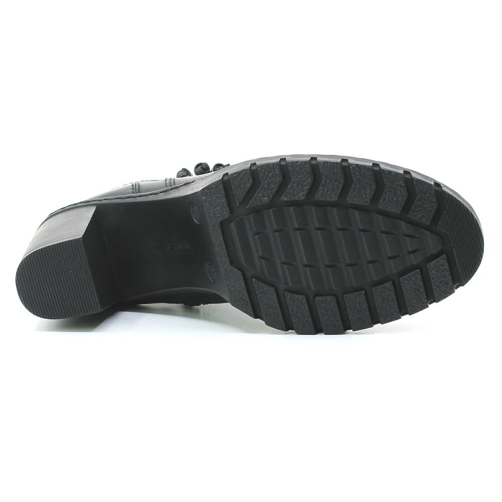 RIEKER Y2567-00 black, dámské polokozačky