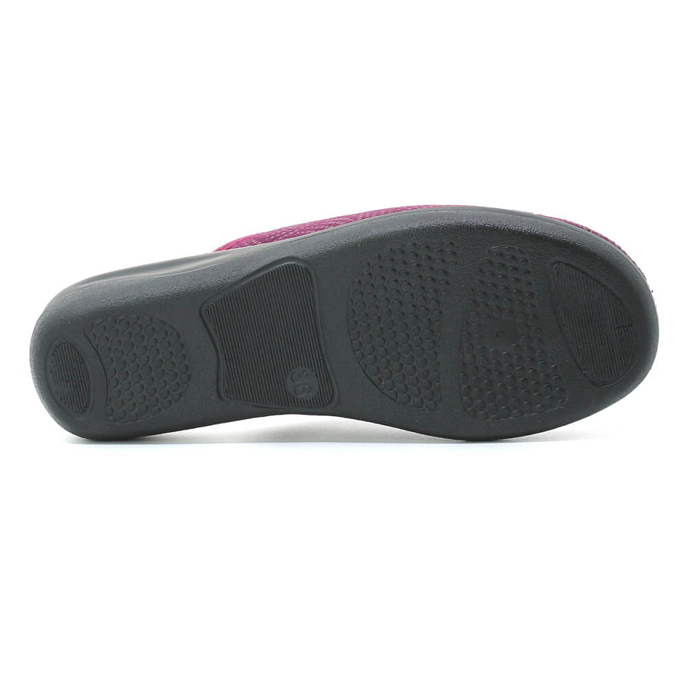 INBLU CF000053 plum, dámská domácí obuv vel.36