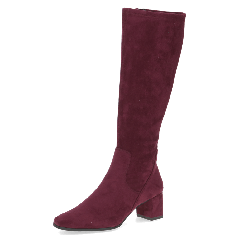 CAPRICE 9-25547-41 514 bordeaux stretch, dámské kozačky vel.39