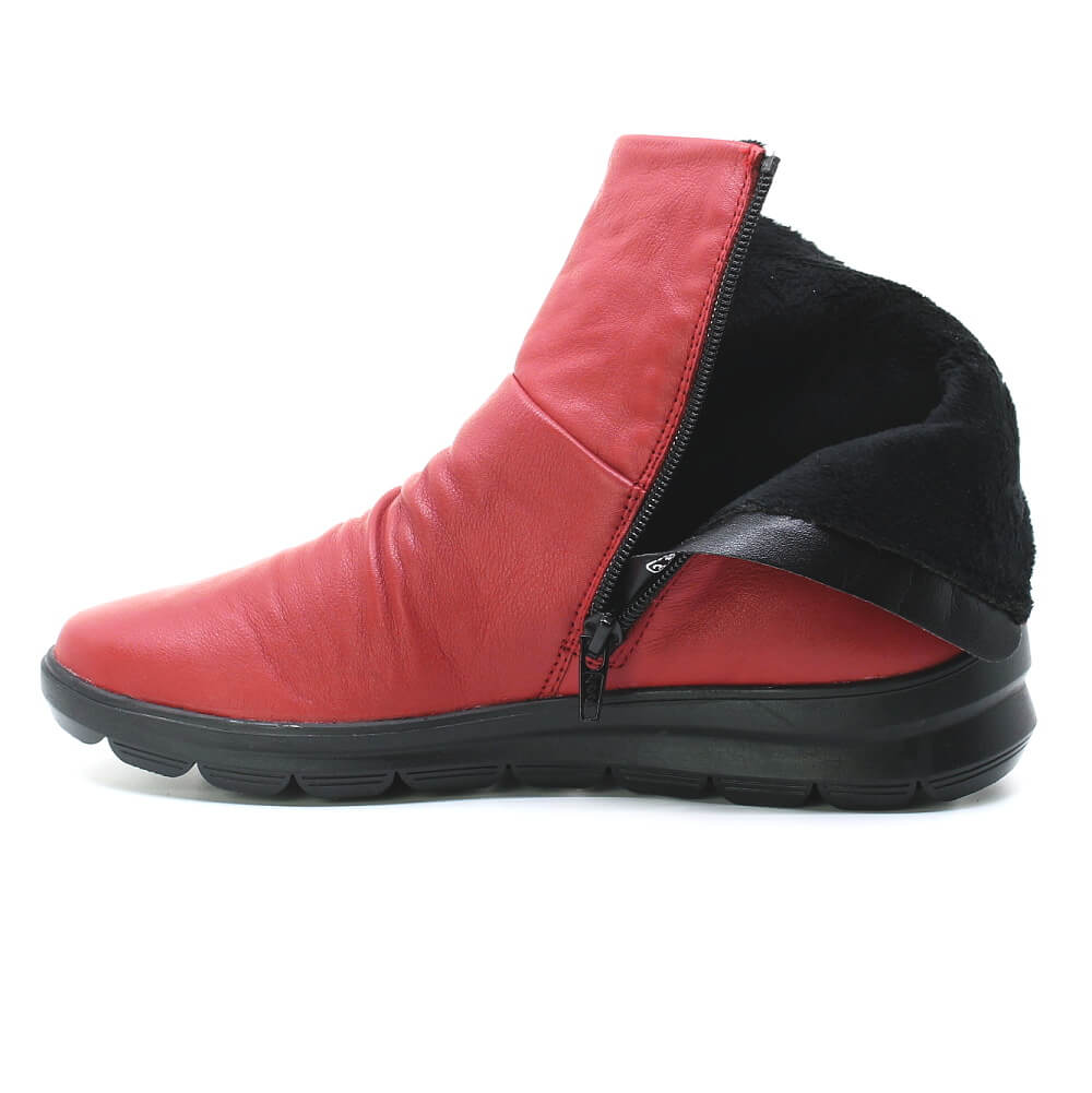 RIEKER Z0066-33 red, dámská kotníková obuv vel.37