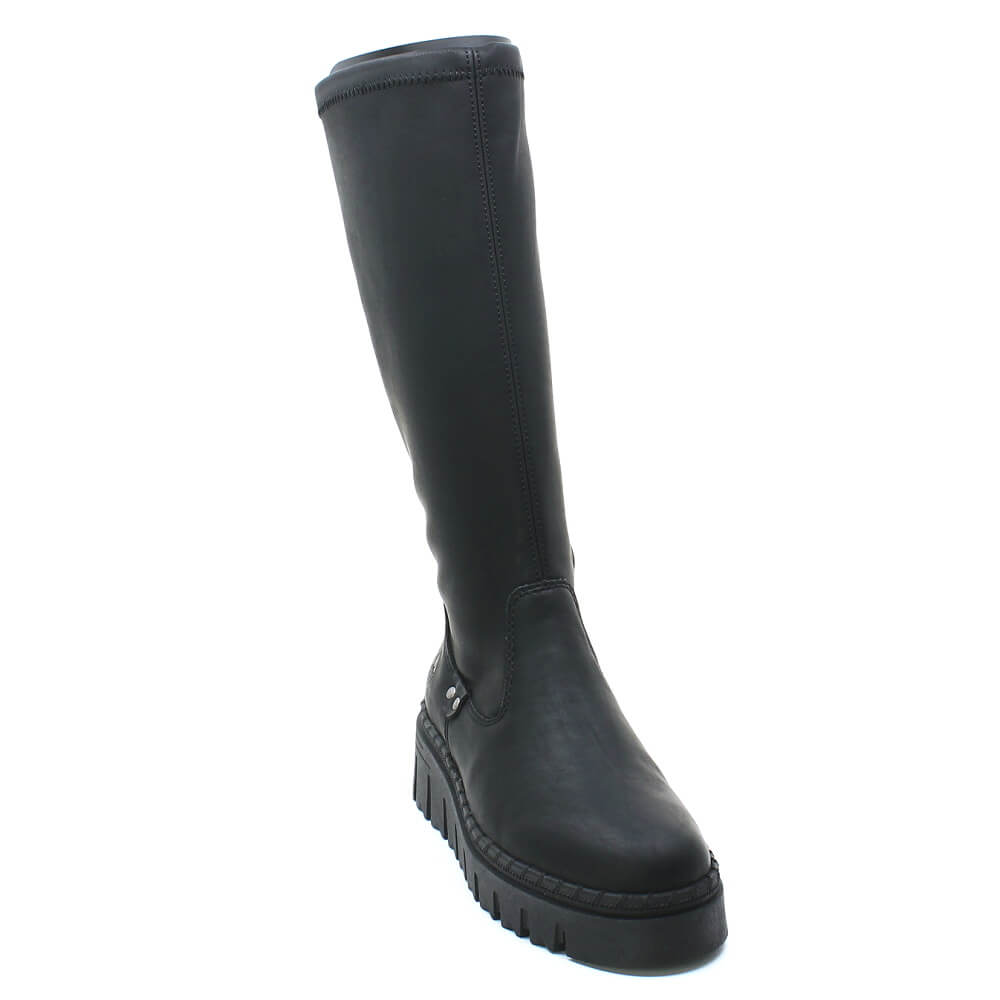 RIEKER Z8990-00 black, dámské kozačky