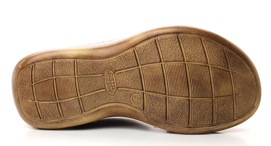 ORTO PLUS 3060-006 hnědé, dámské nazouváky