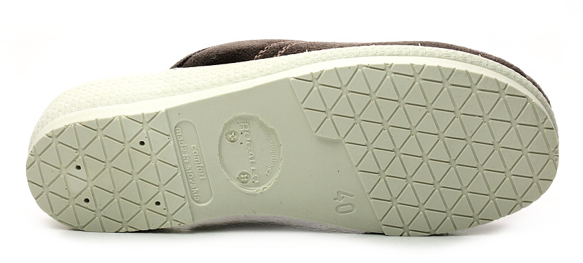 ROGALLO 3360/101 sv. hnědá, dámská domácí obuv vel.40