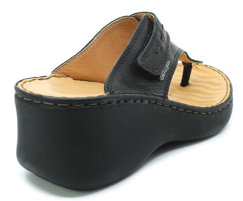 ORTO PLUS 3081-60V černá, dámské žabky vel.40