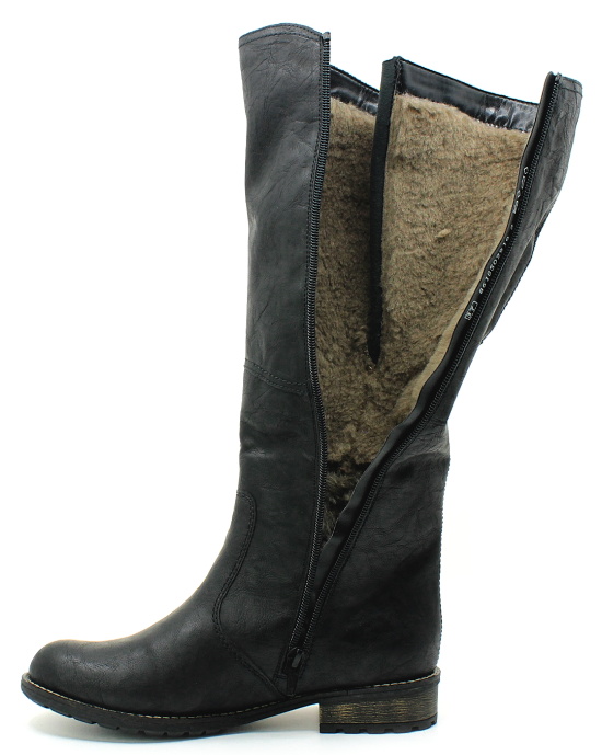 REMONTE R3370-01 černá, dámské kozačky vel.36