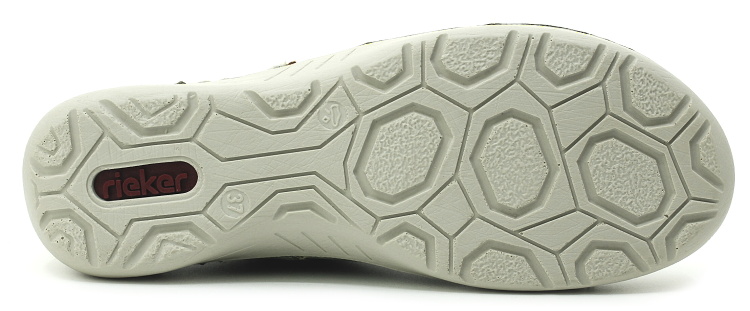 RIEKER 52528-52 green, dámské polobotky 