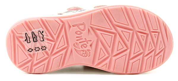 PONTE DA-03-1-393 pink, dětské polobotky
