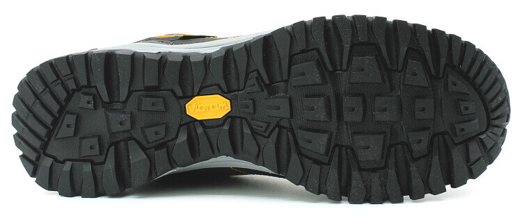 BRÜTTING Mount Shasta Low 211307 anthrazit/gelb, treková obuv 