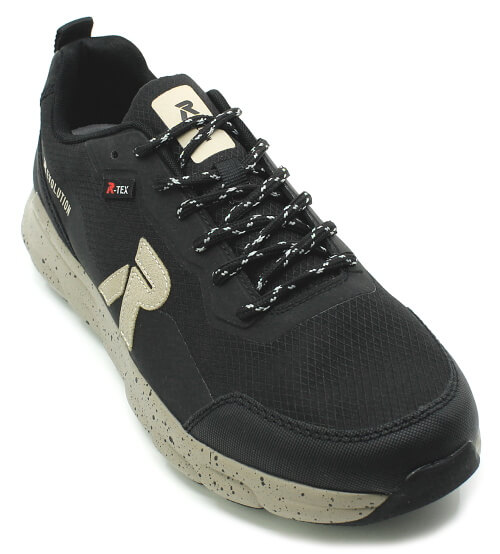 RIEKER 07809-00 black, pánské polobotky vel.45