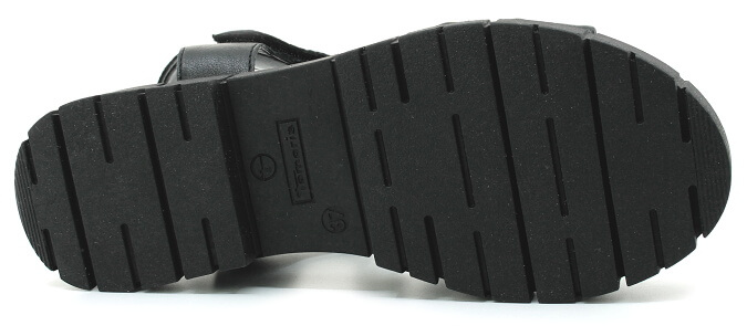 TAMARIS 1-28242-20 black, dámské sandály vel.40