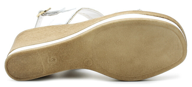 MARCO TOZZI 2-28329-20 white comb, dámské sandály