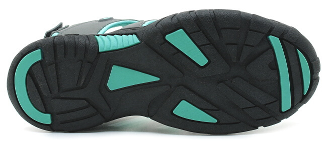 LICO NIMBO 470264 grau/turkis, juniorské sandály