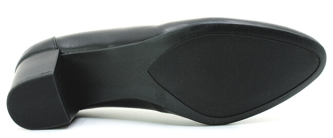 CAPRICE 22308-41 black nappa, dámské lodičky vel.40