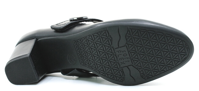 JANA 24467-41 black, dámské lodičky vel.37