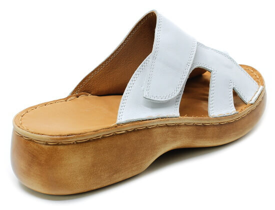 ORTO PLUS 2061-10 bílá, dámské pantofle