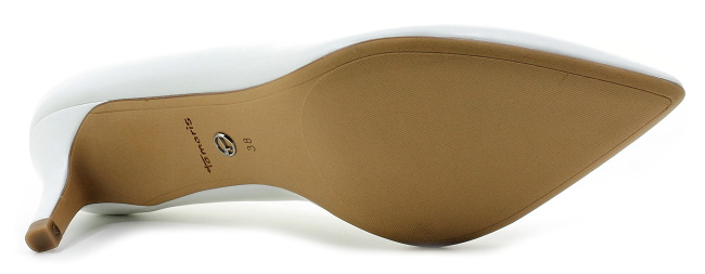 TAMARIS 1-22414-41 white matt, dámské lodičky vel.40