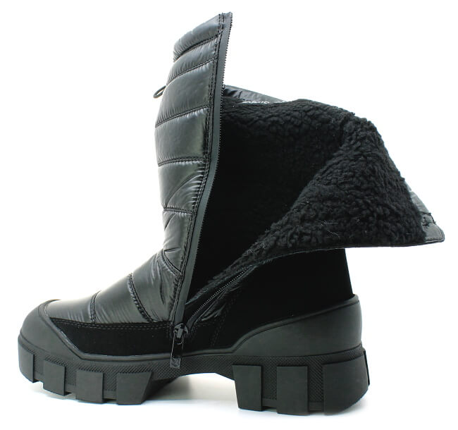 CAPRICE 9-26444-41 black comb, dámská zimní obuv vel.41