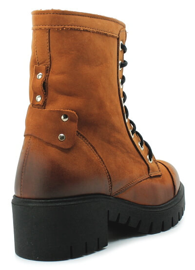 HILBY 1315 hnědá, dámská kotníková obuv vel.39