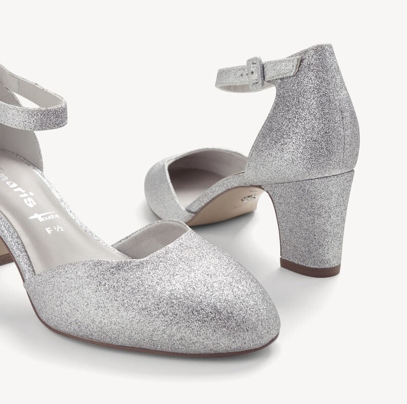 TAMARIS 1-24432-41 silver, dámské lodičky