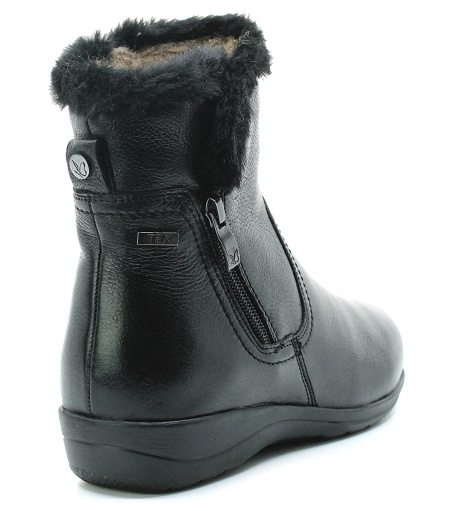 CAPRICE 9-26459-43 black nappa, dámské polokozačky