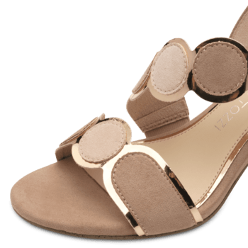 MARCO TOZZI 2-28347-42 nude comb, dámské společenské sandály vel.36