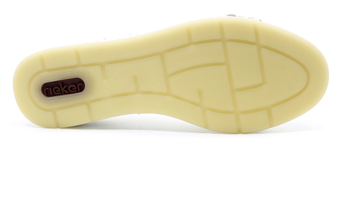 RIEKER L3062-80 white, dámské baleríny