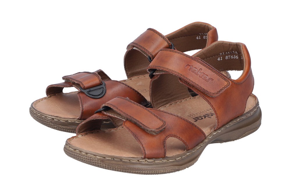 RIEKER 21461-24 brown, pánské sandály